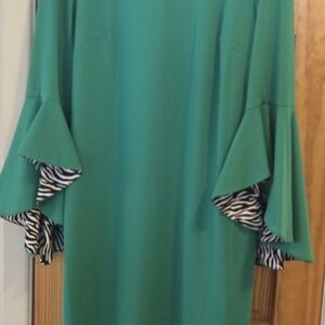 Shelby & Palmer, Green Dress, Size 14